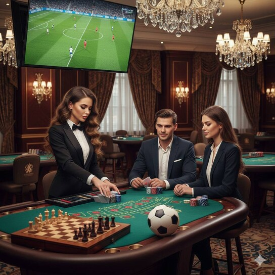 余姚涌金棋牌线下竞技场景